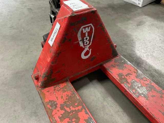 Wido hy-g23l hand hydraulische palletwagen - afbeelding 7 van  8