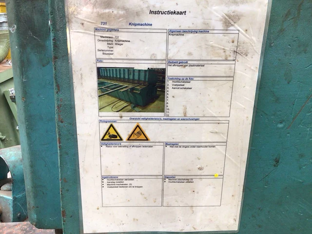 Wieger 731 knipmachine - afbeelding 4 van  12