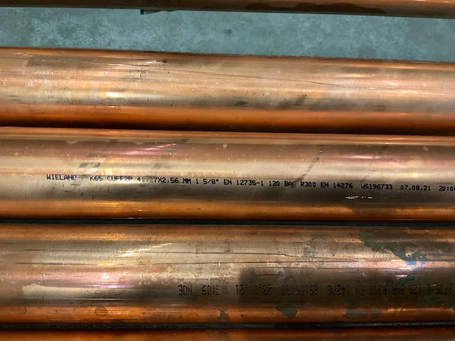 Wieland koelleiding koper 120 bar 1 5/8 5m (7x) - afbeelding 5 van  5