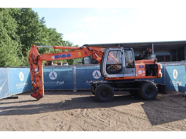 Wielgraafmachine fiat hitachi ex 165w diesel 1999 - afbeelding 1 van  1