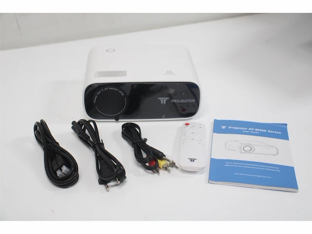 Wielio beamer full hd 1080p wifi bluetooth 18000 lumen ondersteuning 4k zwart - afbeelding 5 van  5