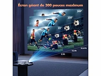 Wielio mini beamer wifi bluetooth native 1080p full hd 300 inch display - afbeelding 3 van  5