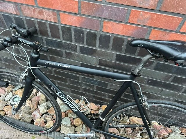 Wielrennersfiets van limpurg, zwart - afbeelding 2 van  4
