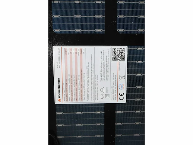 Wienerberger wevolt x-roof 111w zonnepanelen solardak (65x) - afbeelding 5 van  7