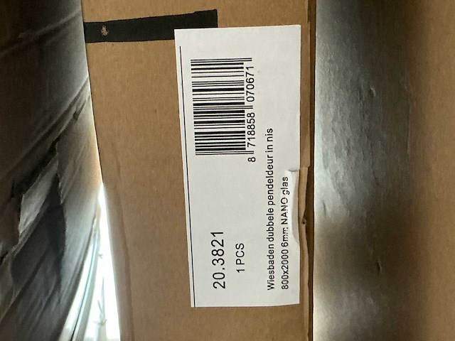 Wiesbaden 20.3821 dubbele pendeldeur in nis - afbeelding 2 van  2