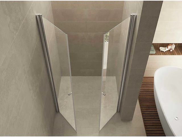 Wiesbaden 20.3824 douchedeur met nano coating 90x200 - afbeelding 2 van  4