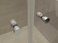 Wiesbaden 20.3824 douchedeur met nano coating 90x200 - afbeelding 3 van  4