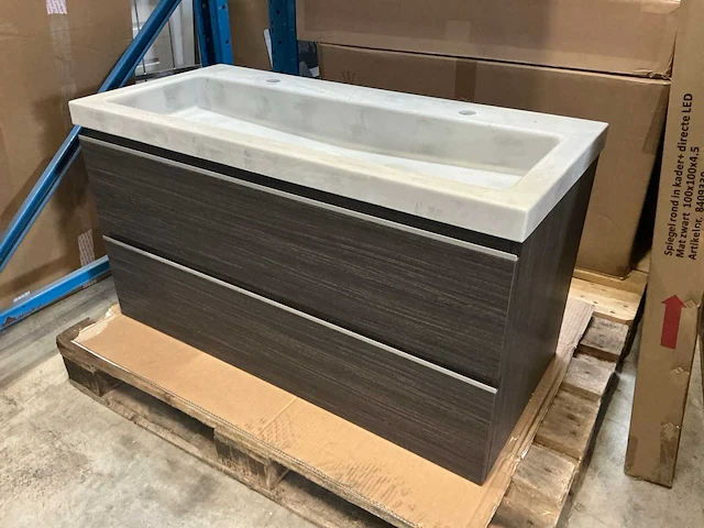 Wiesbaden badmeubelkast (100x46x55 cm) - afbeelding 1 van  4