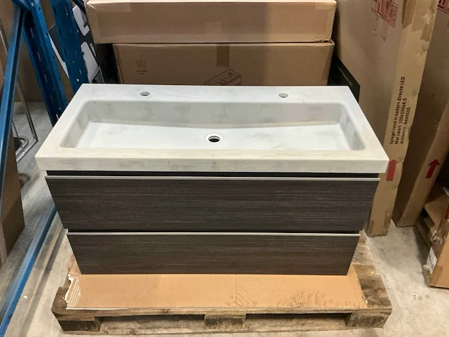 Wiesbaden badmeubelkast (100x46x55 cm) - afbeelding 2 van  4