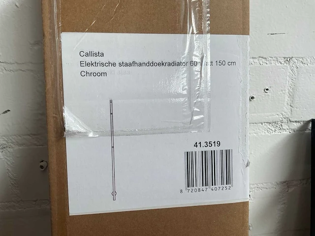 Wiesbaden callista staaf handdoekradiator - afbeelding 3 van  3