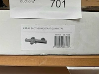 Wiesbaden caral gunmetal opbouw badthermostaat - afbeelding 2 van  2