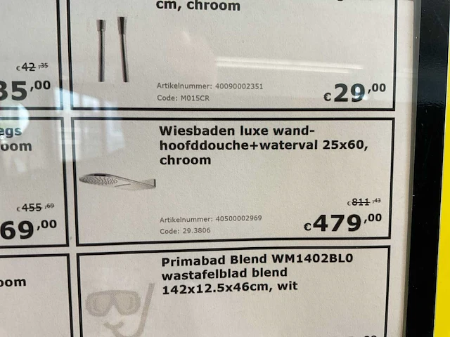 Wiesbaden caral inbouw douchekraan - afbeelding 2 van  10