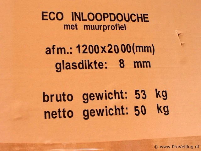 Wiesbaden eco inloopdouche - afbeelding 2 van  4