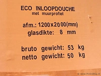 Wiesbaden eco inloopdouche - afbeelding 2 van  4