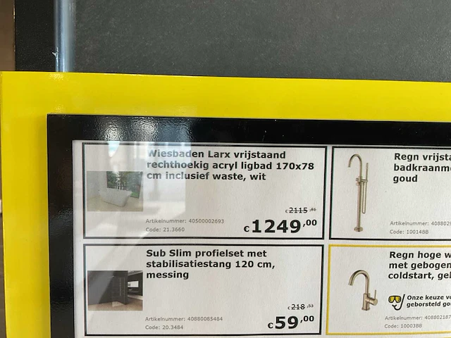 Wiesbaden larx vrijstaande bad - afbeelding 6 van  6