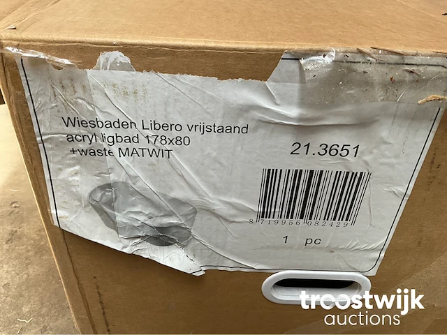 Wiesbaden libero vrijstaand ligbad mat wit - afbeelding 2 van  5
