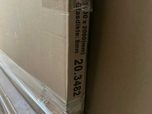 Wiesbaden nano rook glas glasplaat 110x200cm - afbeelding 3 van  3