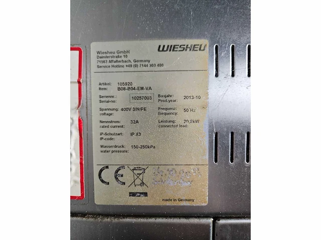 Wiesheu - 2013 - b08-b04-em-va - bakkerijoven - afbeelding 5 van  5