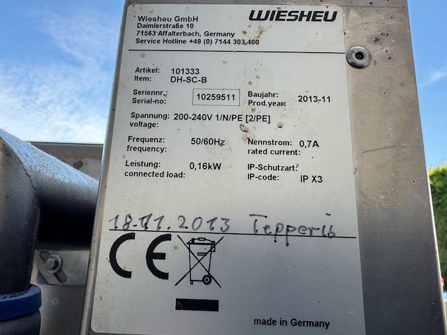 Wiesheu - 2013 - dh-sc-b - dekoven - afbeelding 7 van  7