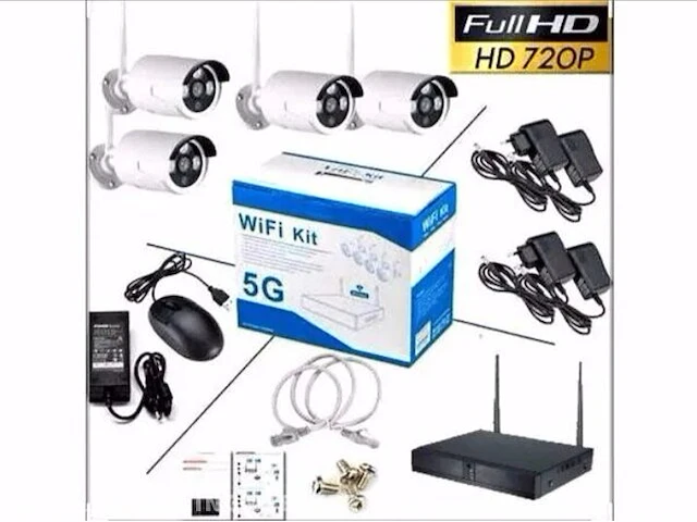 Wifi beveiligingscamera 4-delige set i-tronic, sx04-400 - afbeelding 1 van  1