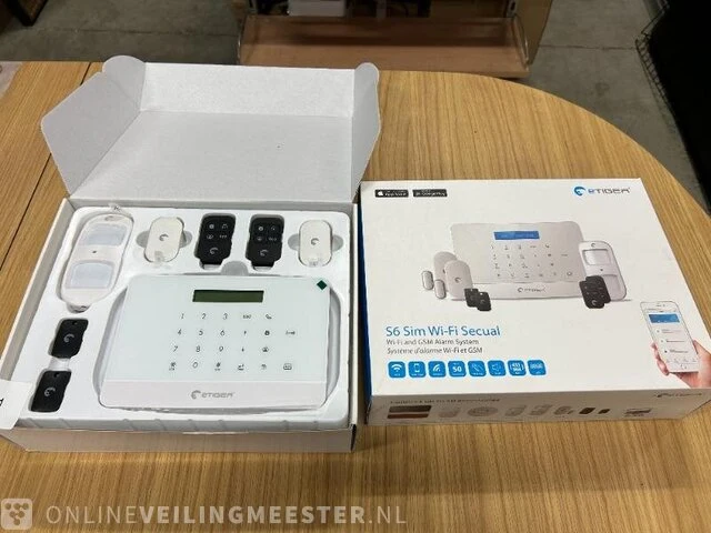 Wifi en gsm alarmsysteem etiger, s6 sim wifi secual - afbeelding 1 van  6