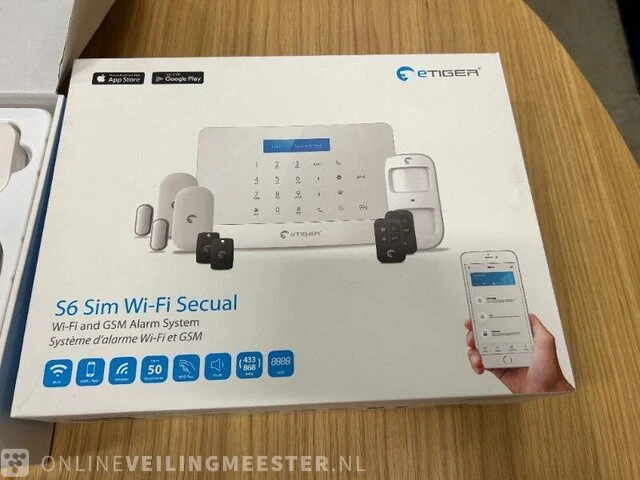 Wifi en gsm alarmsysteem etiger, s6 sim wifi secual - afbeelding 3 van  6