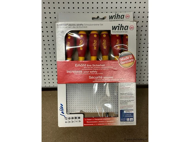 Wiha softfinish electric slimfix schroevendraaier set - afbeelding 1 van  3