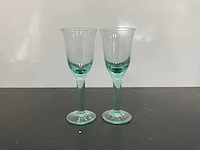 Wijnglas groen servies, glaswerk en bestek (42x) - afbeelding 1 van  1