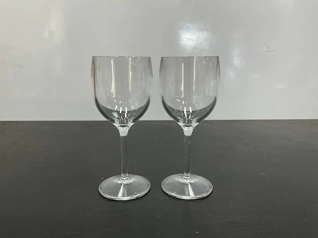 Wijnglazen plastic servies, glaswerk en bestek (66x) - afbeelding 1 van  2