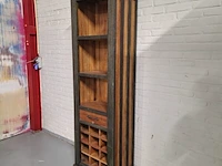 Wijnkast, chesterfield, bruin - afbeelding 2 van  2