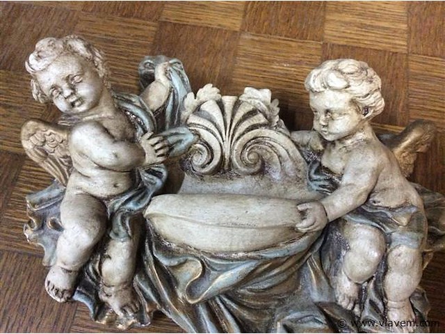 Wijwatervat engels gips - afbeelding 2 van  2