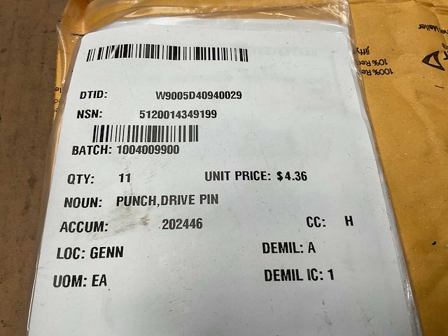 Wilde 1/4” drive pin punch (11x) - afbeelding 4 van  4