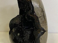 Wilde septarie geode geel/bruin - afbeelding 2 van  8