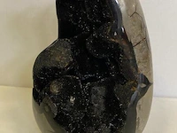 Wilde septarie geode geel/bruin - afbeelding 7 van  8