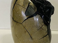 Wilde septarie geode geel/bruin - afbeelding 3 van  7
