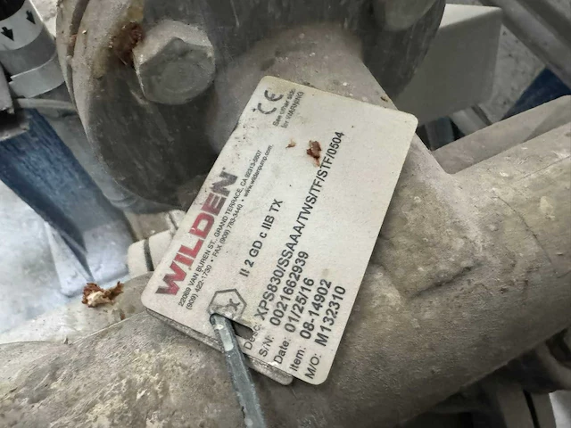 Wilden xps830 pneumatische membraan pomp - afbeelding 7 van  7