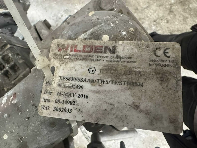 Wilden xps830 pneumatische membraan pomp - afbeelding 3 van  11