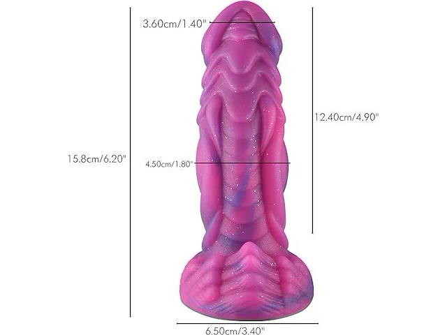 Wildolo premium siliconen dildo 16cm - afbeelding 2 van  2