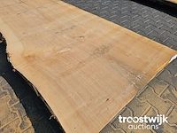 Wilg boomstamblad ovengedroogd 230cm breedte 94-103cm dikte 8cm - afbeelding 3 van  6