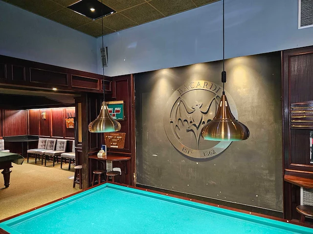 Wilhelmina amsterdam - biljarttafel met verlichting - afbeelding 4 van  6