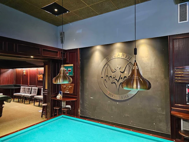 Wilhelmina amsterdam - biljarttafel met verlichting - afbeelding 5 van  6