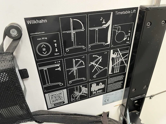 Wilkahn - elektrisch zit/sta verrijdbare klaptafel 200x100 - afbeelding 6 van  17