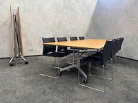 Wilkahn/ connection - mobiele conferentieset 260x120 - 8 personen - afbeelding 1 van  27