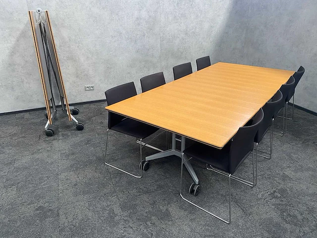 Wilkahn/ connection - mobiele conferentieset 260x120 - 8 personen - afbeelding 12 van  27