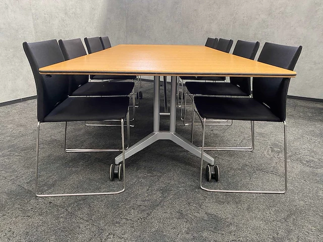 Wilkahn/ connection - mobiele conferentieset 260x120 - 8 personen - afbeelding 21 van  27