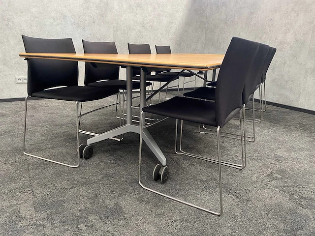 Wilkahn/ connection - mobiele conferentieset 260x120 - 8 personen - afbeelding 23 van  27