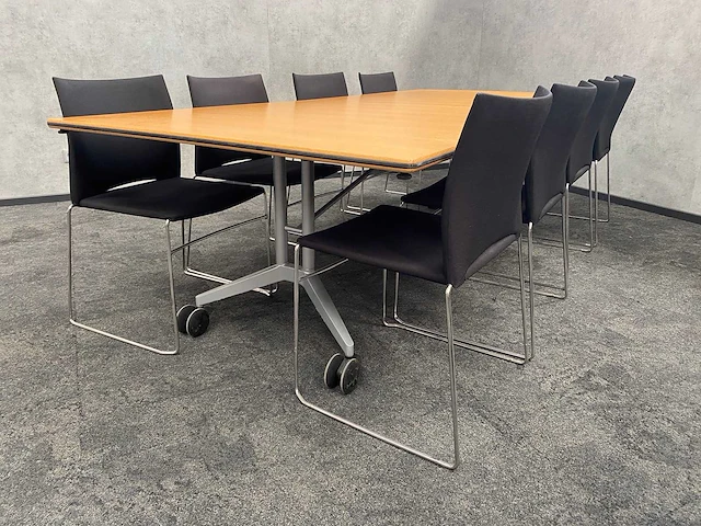 Wilkahn/ connection - mobiele conferentieset 260x120 - 8 personen - afbeelding 22 van  27