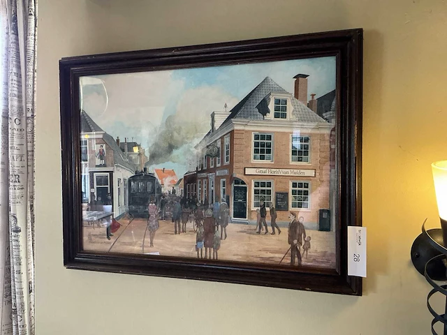 Will berg schilderij, melancholie van muiden - afbeelding 1 van  4