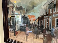 Will berg schilderij, melancholie van muiden - afbeelding 3 van  4
