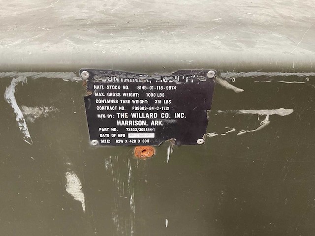 Willard legercontainer - afbeelding 8 van  8
